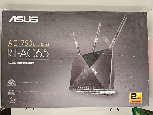ASUS RT-AC65 AC1750 WiFi USB 3.0 Dual Band Wireless Internet Router