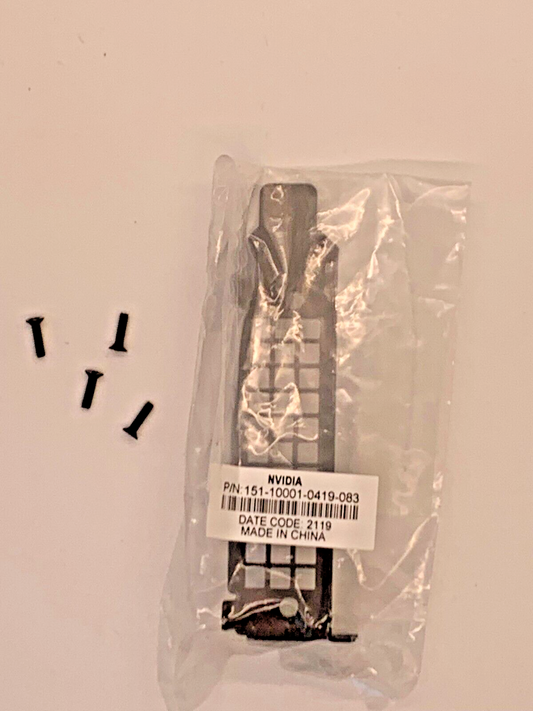 NVIDIA HALF HEIGHT LOW PROFILE LP SFF BRACKET FOR TESLA M4 P4 T4 CARDS
