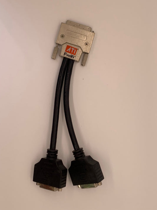 ATI SAPPHIRE 6111020400G VHDCI TO DUAL DVI-I ADAPTER CABLE USED