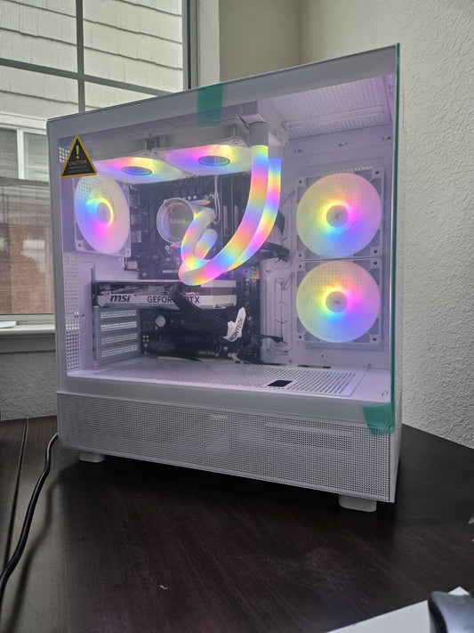 Gaming PC Geforce RTX 4060 Core I9-11900KF 32GB 2TB 600W white liquid B560 WIFI