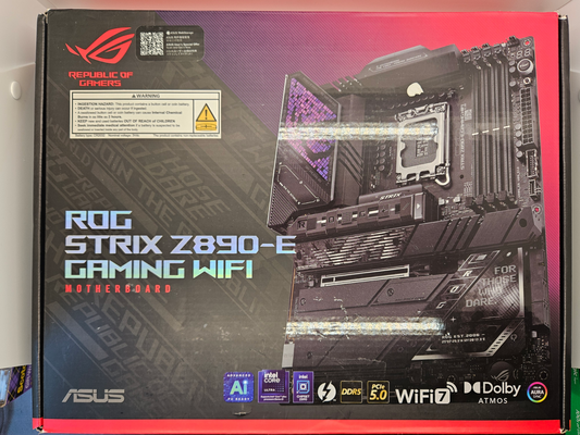 ASUS ROG Strix Z890-E Gaming WiFi Intel Z890 LGA 1851 DDR5 ATX Motherboard