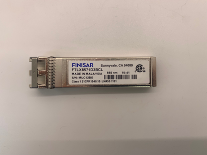 Finisar FTLX8571D3BCL 10GBASE-SR SFP+ Transceiver
