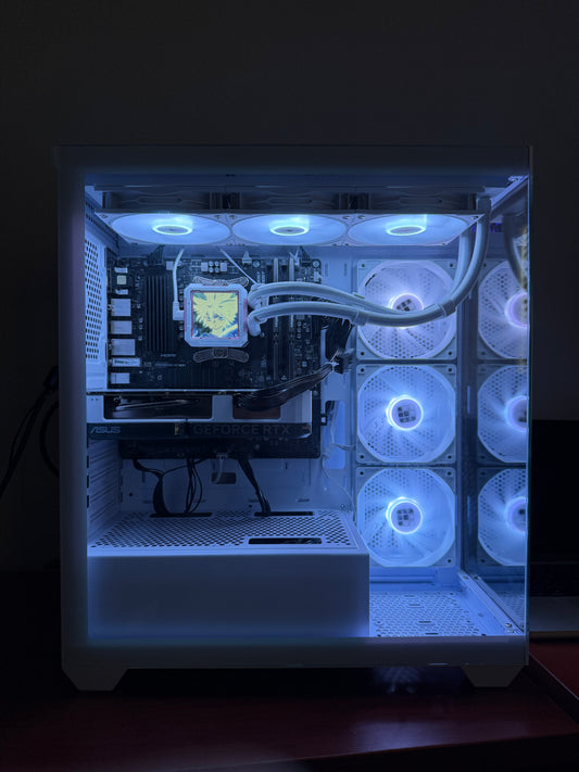 White Gaming Computer