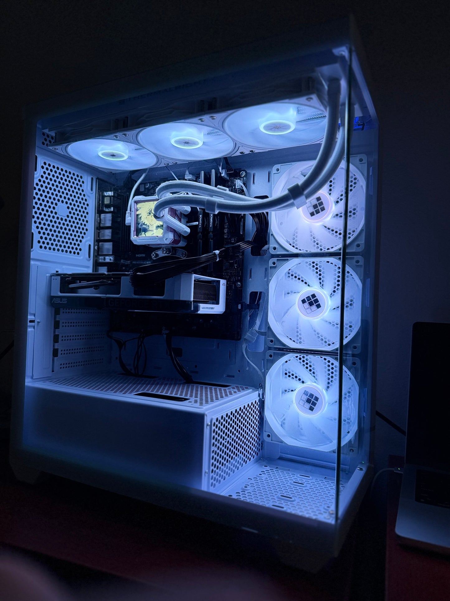 White Gaming Computer