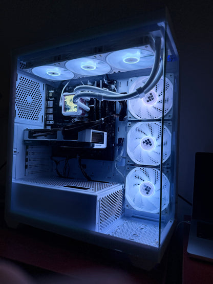 White Gaming Computer