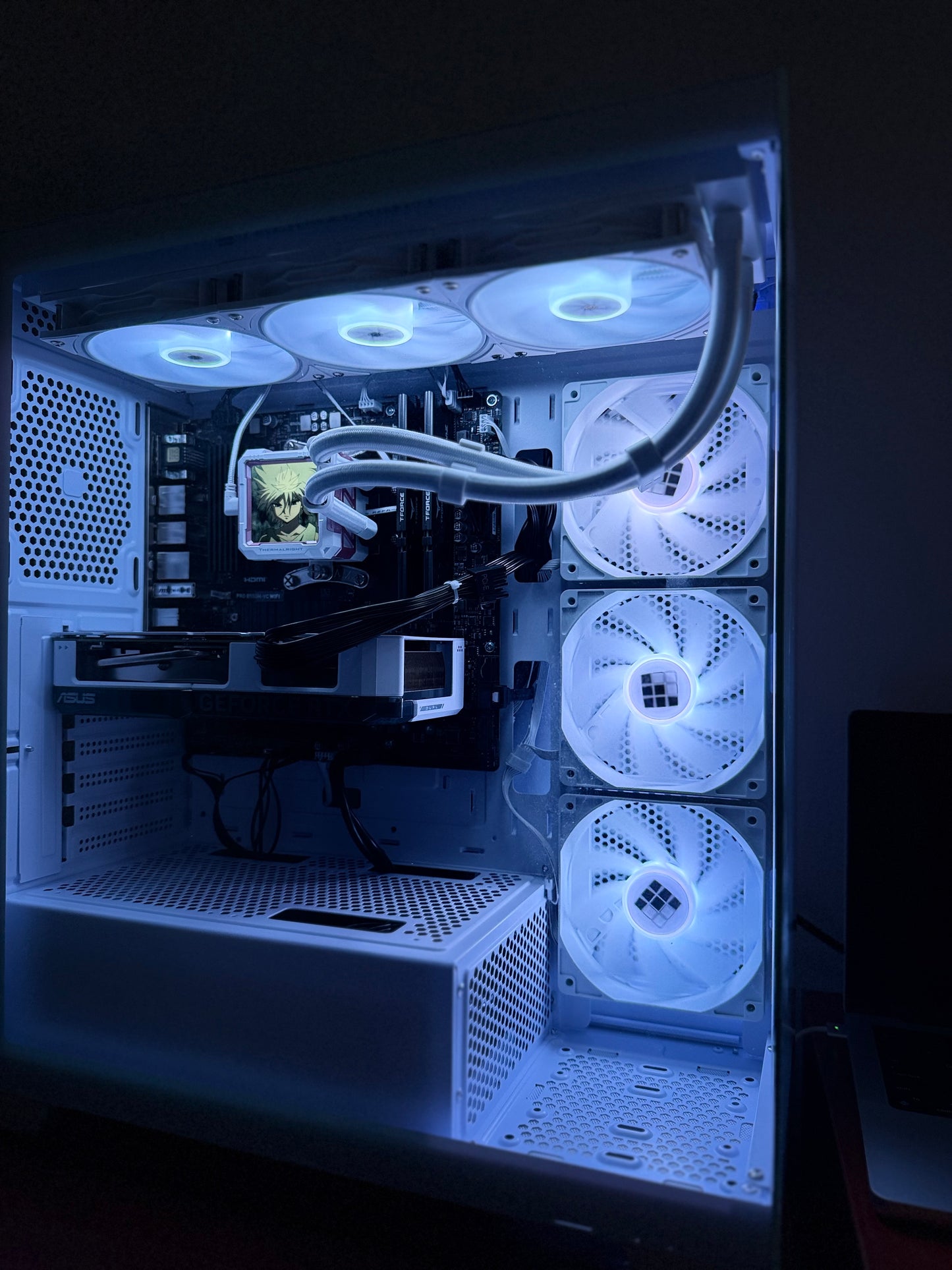 White Gaming Computer