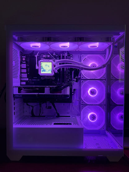 White Gaming Computer
