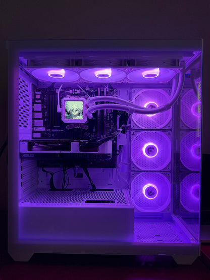 White Gaming Computer