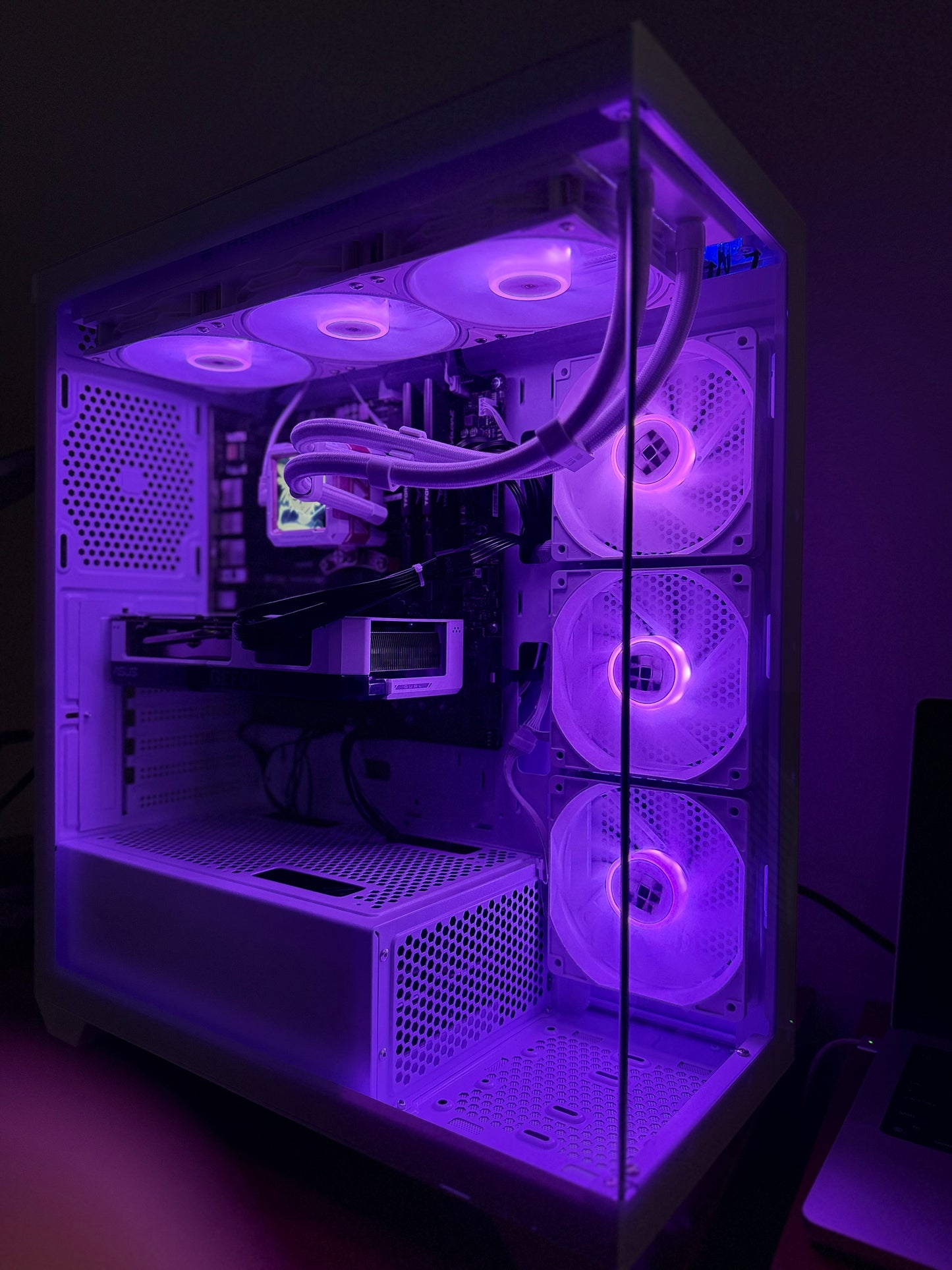 White Gaming Computer